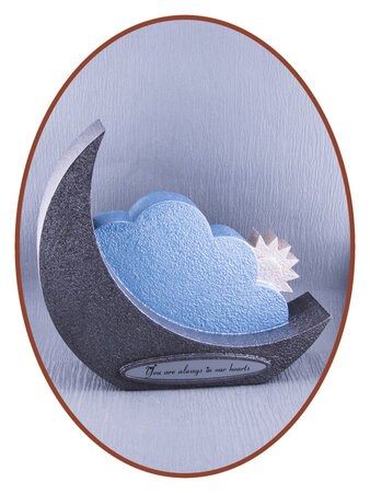 Mini Children / Baby 'Moon Cloud' Ash Urn - HMP645