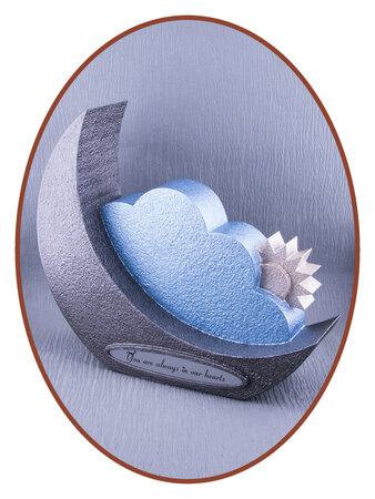 Mini Children / Baby 'Moon Cloud' Ash Urn - HMP645