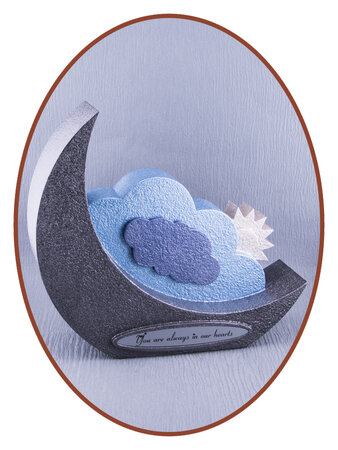 Mini Children / Baby 'Moon Cloud' Ash Urn - HMP645