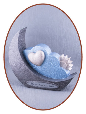 Mini Children / Baby 'Moon Cloud' Ash Urn - HMP645