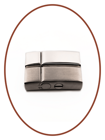 Stainless Steel Leather Fingerprint Ash Bracelet - ASB050-Z