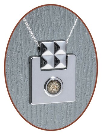 JB Memorials Premium Tungsten Carbide Designer Cremation Pendant - TU011