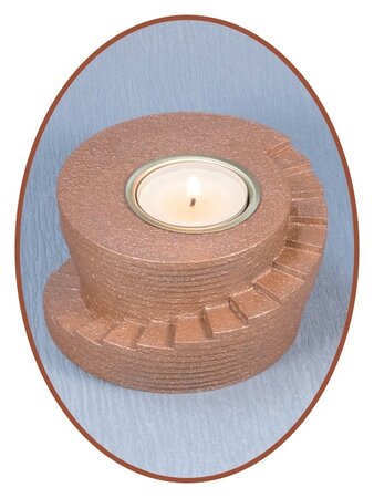 Mini Ash Urn 'Stairway To Heaven' with Tealight Holder - HMP646