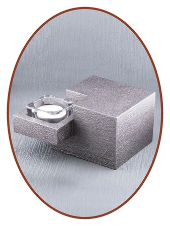 Mini Ash Urn Modern with Candle Holder - HMP632